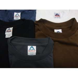  Pack of 5 AAA Tshirts black,brown,charcoal,white,jean Blue 