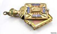 ANCIENT ORDER UNITED WORKERS   AOUW Vintage Union Cross Antique Locket 