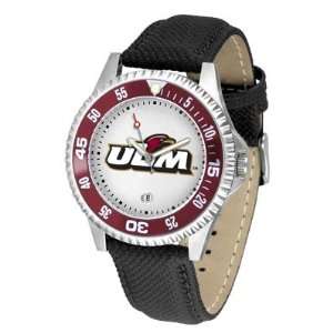 Louisiana Monroe Warhawks NCAA Mens Leather Wrist Watch