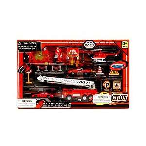  Die Cast Fire Station Play Set Toys & Games