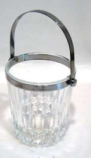 GLASS ICE BUCKET made by CRISTAL dARQUES  