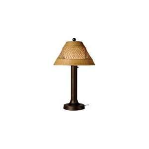   Living Concepts   Bronze 30 Table Lamp wih Honey Shade   Java 16257