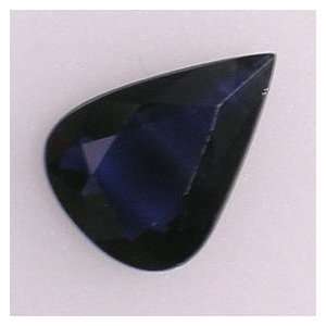  Sapphire, Loose Blue, 0.9ct. Natural Genuine, 8x6mm Pear 