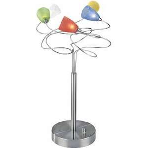  Wiggly Multi Colored Table Lamp