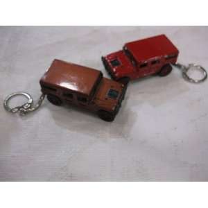  Diecast Hummer Edition Key Chain Series in a 164 Scale 
