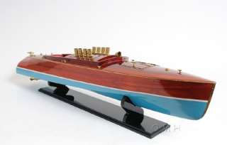Dixie II Hand Built Wood Speed Boat Model 36 Runabout  