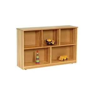  PLYWOOD DIVIDED SINGLE STORAGE SHELVING   30H
