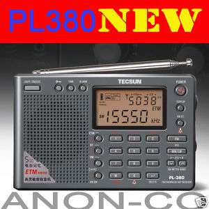 TECSUN PL 380 DSP with ETM PLL WORLD BAND RADIO PL380  