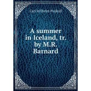   summer in Iceland, tr. by M.R. Barnard Carl Wilhelm Paijkull Books