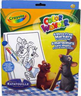 Crayola Color Wonder Disney RATATOUILLE Markers & Book  