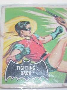 FIGHTING BACK BATMAN VS. THE CATWOMAN TRADE CARD 1966  