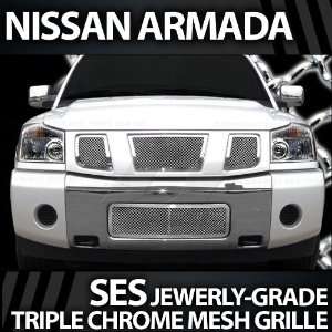 2004 2007 Nissan Armada SES Chrome Mesh Grille (top 