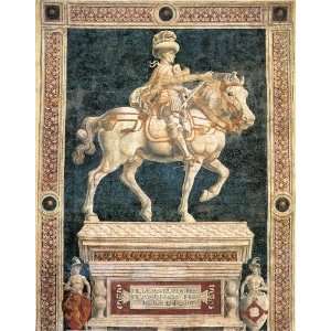  6 x 4 Greeting Card Castagno Monument to Niccolo da 