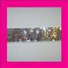 sequins lace spangle ribbon costume trim Silver 3Ft  