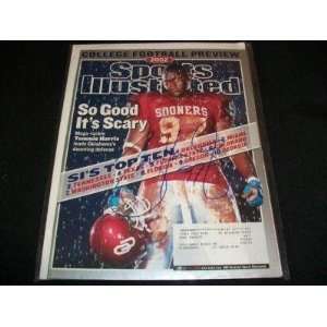 Tommie Harris Signed 8/12/02 Sports Illustrated JSA Q   Autographed 