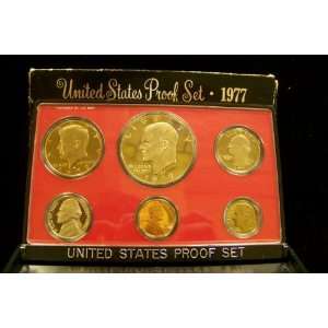  1977 U.S. Mint Proof Coin Set 6pc Set Kennedy 