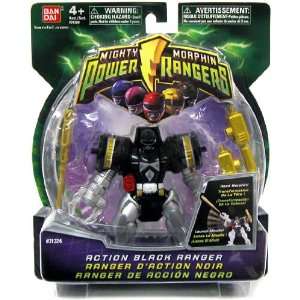  Power Ranger Mighty Morphin Action Black Ranger Toys 