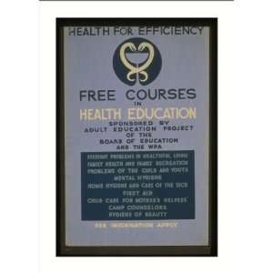   courses in health education sponsored by Adult Education P Home