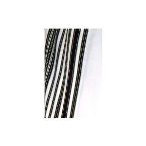  White Chabad Prima AA Wool Tallit with Black Stripes 