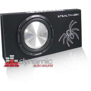   STEALTH 13BX SHALLOW 13 SVC 4 OHM LOADED SUBWOOFER SUB ENCLOSURE