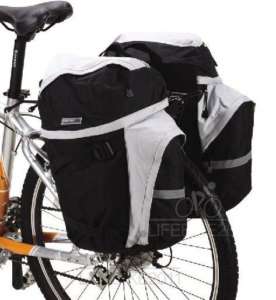 NEW 50L Cycling Bicycle Bag Bike rear seat bag pannier  