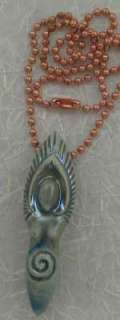 Raku Ceramic Bead Necklaces, Goddess Design, New  
