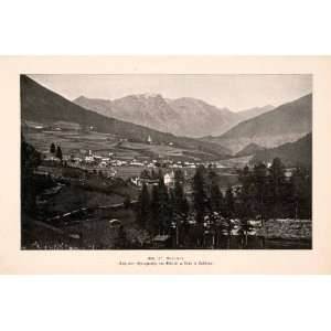   Aerial Landscape   Original Halftone Print 