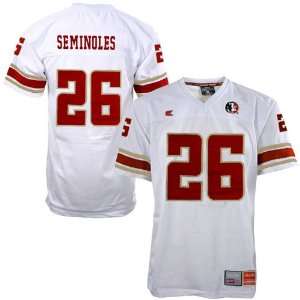 Florida State Seminoles (FSU) #26 White Youth Official Zone Jersey