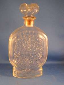 Vintage Schenley Embossed Whiskey Bottle  