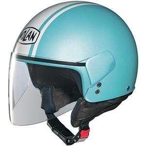   N30 Flashback Plus Half Helmet   Medium/Pearl Sky/White Automotive