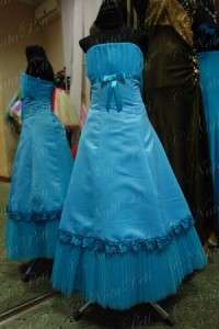 NEW PAGEANT FLOWER GIRL HOLIDAY DRESS 4377 TURQUOISE SIZE 6 8  