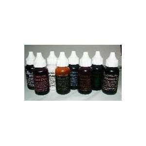  Complete Set Of Eight (8) Liquid Pigment Dye Arts, Crafts & Sewing