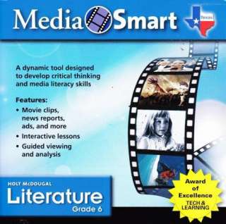 Holt Literature MediaSmart Grade 6 PC MAC DVD develop thinking 