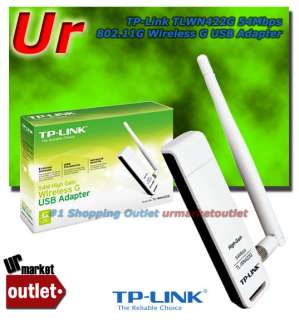 TP Link TLWN422G 802.11G 54Mbps Wireless USB Adapter  