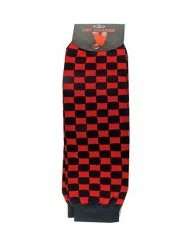 Outer Rebel Fashion Legwarmers  Black & Red Checker