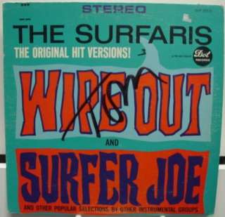 THE SURFARIS wipe out LP vinyl DLP 25535 VG+ 1963  