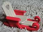   SLEIGH RED Loving Family People kids CHRISTMAS WINTER TIME FUN  