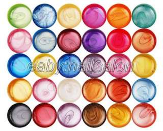   8ml Mix 30 Pure Colors Nail Art UV Gel Builder Acrylic Tips Glue #483