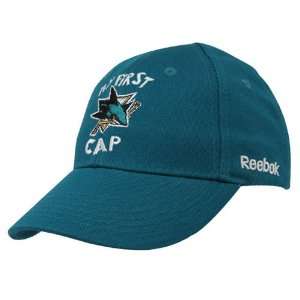  Reebok San Jose Sharks Infant Teal My First Cap Hat 
