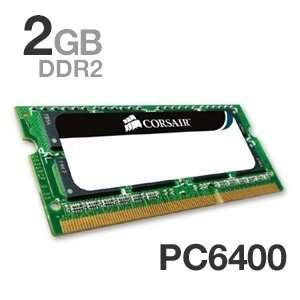    Corsair PC6400 2GB DDR2 SODIMM Laptop Memor Bundle Electronics