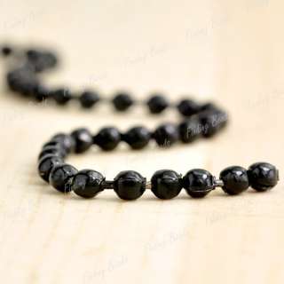 4M Iron wholesale Ball Black Unfinished Chains CH0111 9  