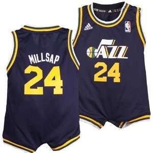  Utah Jazz Paul Millsap #24 Infant Replica Jersey (Navy 