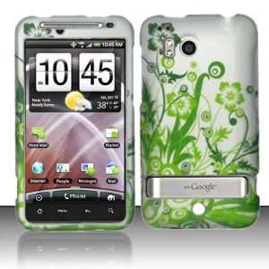  GREEN VINES Hard Rubber Feel Plastic Design Case for HTC 