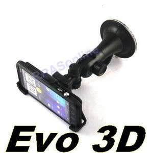 Windscreen Car Mount for HTC Evo 3D (029)  