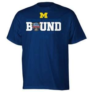  Michigan Wolverines 2012 BCS Sugar Bowl Bound T Shirt 