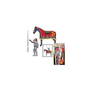  Medieval Jouster and Horse Decoration Health & Personal 