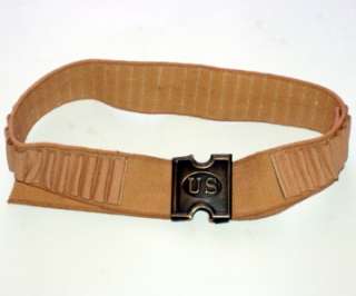   CAVALRY Civil War Distressed NYLON BELT and Antiqued BRASS BUCKLE New