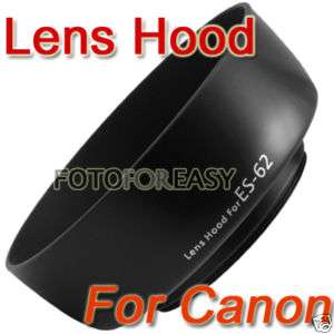 ES 62 Lens Hood for CANON EF 50mm f/1.8 II +Screw Mount  