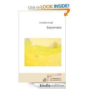 Sayonara (French Edition) Christian Nael  Kindle Store