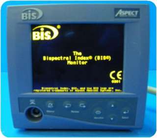 ASPECT MEDICAL BIS A 2000 185 0070 PATIENT MONITOR ^  